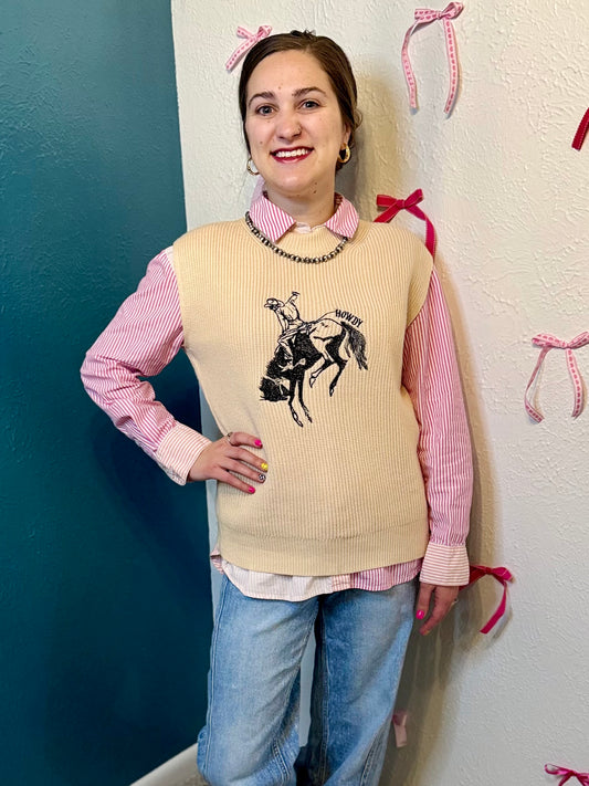 Cowboy Knit Vest